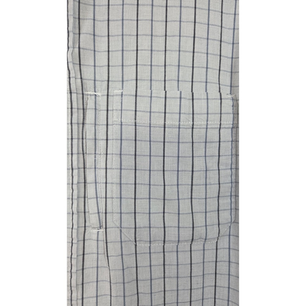 Wrangler Rugged Wear Blue w/ Blue Stripes Button Short Sleeve Shirt‎ 2XT Casual - Picture 3 of 7